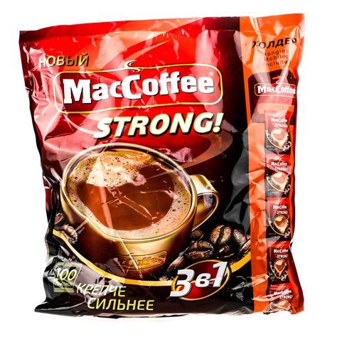Кофе 3 в 1 MacCoffee (МакКофе) 16г Strong купить с доставкой на дом в ...