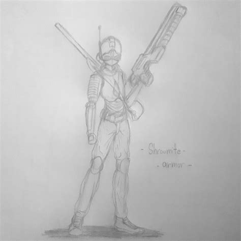 Shroomite Armor Sketch Rterraria