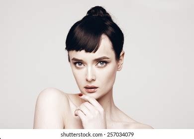 Portrait Beautiful Woman Nude Makeup Stock Photo Shutterstock