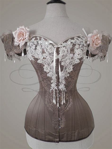 Glamour Lace Vintage Retro Romantic Corset Hourglass Wasp Waist