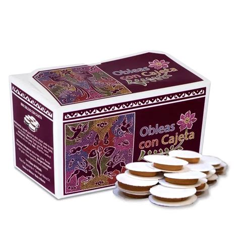 Mini Obleas con Cajeta, Mexican Candy in Artisanal Box | Lolo Mexican ...