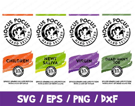 Hocus Pocus Svg Bundle White Claw Svg White Claw Can Hocus Pocus