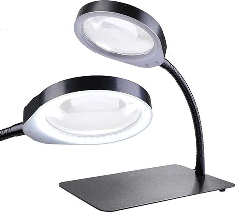 Holulo Desktop Magnifying Glass With Led10x 2 In 1