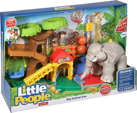 Fisher Price Learning Toy Little People Big Animal Zoo Playset