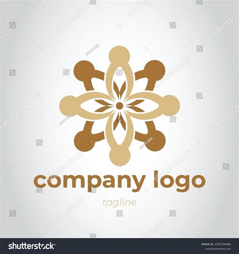 Logo Untuk Bisnis Atau Yayasan Sosial Stock Vector Royalty Free