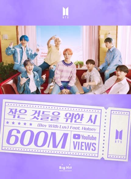 BTS Boy With Luv Becomes First K Pop Boy Group MV To Hit Billion