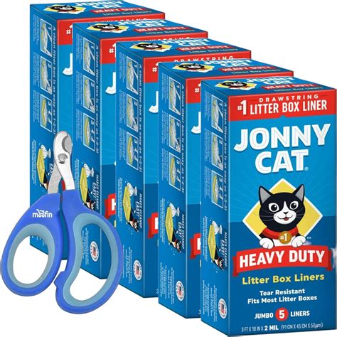 Jonny Cat Litter Heavy Duty Litter Box Liner Extra Thick