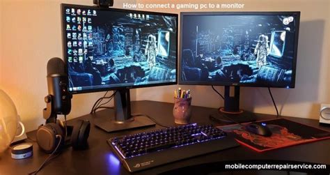 How to connect a gaming pc to a monitor? | Màn hình máy tính, Windows 10, Máy tính