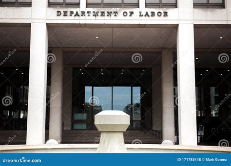 U.S. Department of Labor Building Editorial Stock Photo - Image of ...