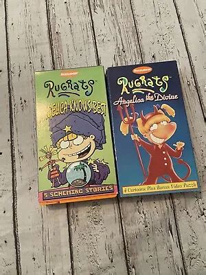 Vintage Nickelodeon Rugrats Vhs Lot Grelly Usa