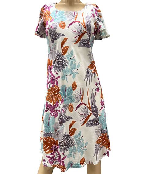 Hilo White A Line Dress With Cap Sleeves