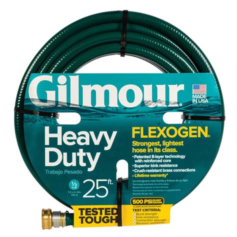 Gilmour Flexogen 12 In D X 25 Ft L Heavy Duty Garden Hose