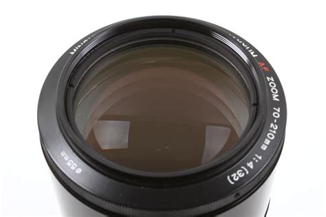 Used Minolta Maxxum Af 70 210mm F4 Beer Can Lens Green Mountain Camera