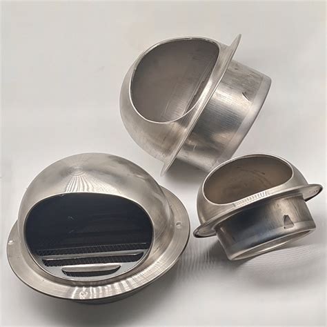 Stainless Steel Ventilation Exhaust Grille Wall Waterproof Air Vent Cap