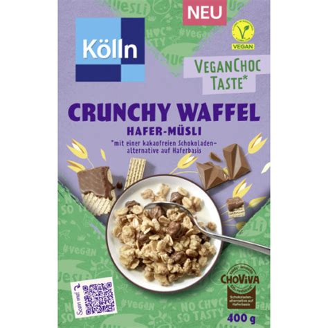 EDEKA24 Kölln Crunchy Waffel Hafer Müsli 400G