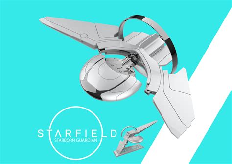 3D file STARFIELD STARBORN GUARDIAN SHIP 🚢・3D print model to download・Cults