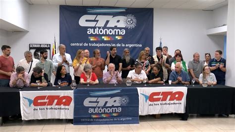 Las dos CTA resuelven marchar junto a CGT el miércoles a Tribunales y