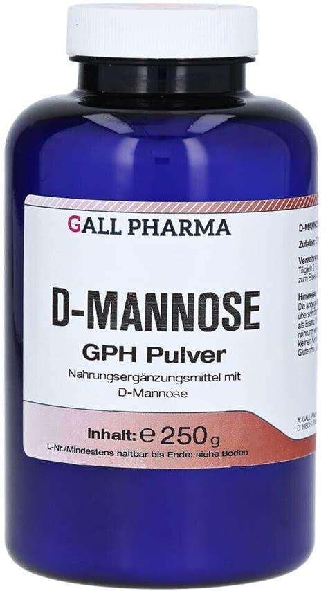 Hecht Pharma D Mannose Gph Pulver G Ab Preisvergleich