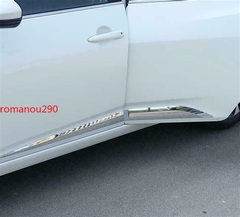 For Nissan Sentra Abs Chrome Body Side Door Molding Cover