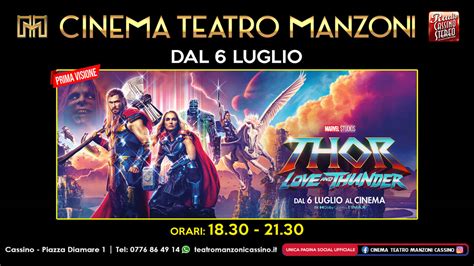 Al Cinema Teatro Manzoni Cassino Arriva In Prima Visione Thor Love