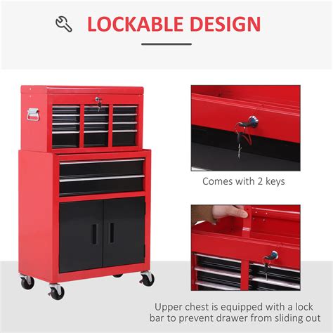 Portable Toolbox Tool Top Chest Box Rollcab Roll Cab Cabinet Garage