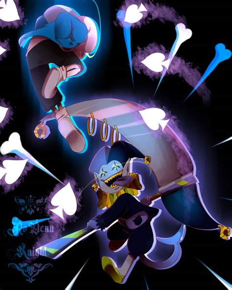 Sans vs Jevil by RoDennKnight on DeviantArt