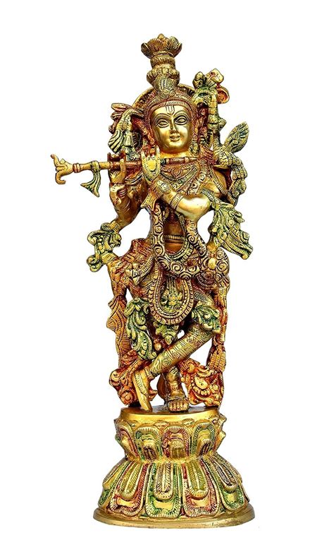 Amazon Sharvgun Brass Krishna Big Size Brass Kishan Krishna