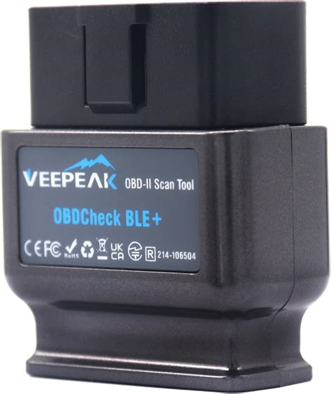 Amazon Fr Veepeak OBDCheck BLE Bluetooth OBD II EOBD Scanner