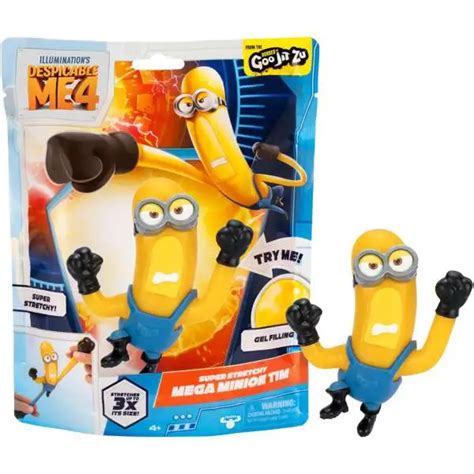 Despicable Me 4 Mega Minion Tim Action Figure Wild Spinning Moose Toys