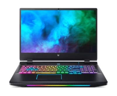 Predator Helios Ph Kt Tech Specs Gaming Notebook