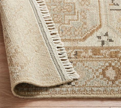 Pottery Barn Merrin Hand Knotted Oushak Rugshandmade Rugs For Living