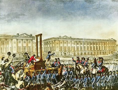 Execution Of Louis Xvi At The Guillotine By Bettmann