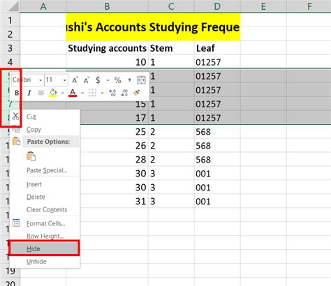 How To Create A Stem And Leaf Plot In Excel Geeksforgeeks