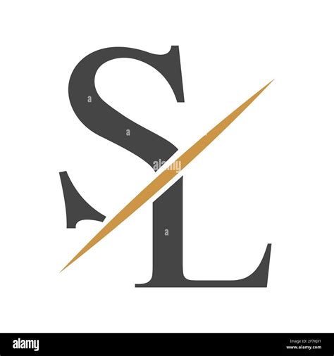 Initial SL Letter Logo Vector Template Design Creative Abstract Letter