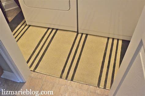 DIY Striped Rug - Liz Marie Blog