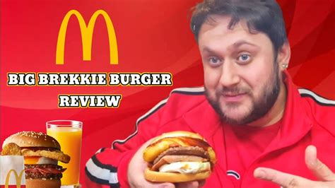 Mcdonalds Big Brekkie Burger Review Youtube