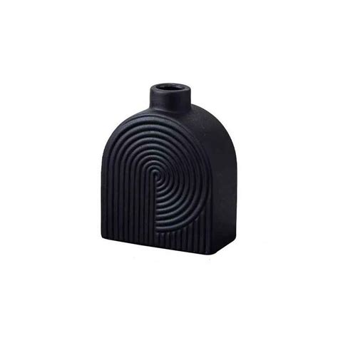 Ceramic Vase Black Yfactory