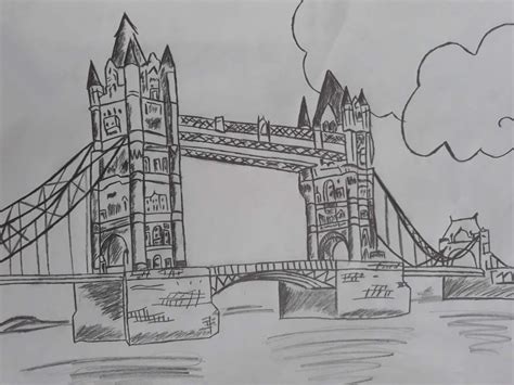 Tower Bridge - London #drawing | Painting, Çizim