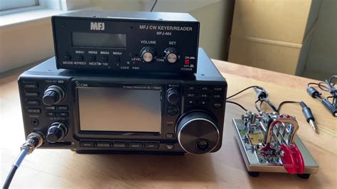 Connecting The Mfj 464 Cw Keyerreader To The Icom Ic 7300 Tranceiver