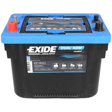 Exide Ep Agm Ah Dual Maks Power