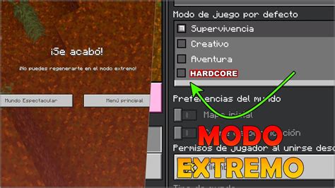 COMO ACTIVAR MODO HARDCORE En MINECRAFT BEDROCK 1 18 YouTube