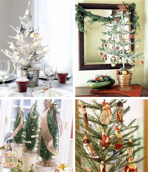 41 Beautiful Tabletop Christmas Trees DigsDigs