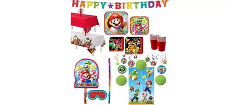 Super Mario Party Supplies - Super Mario Birthday Ideas - Party City