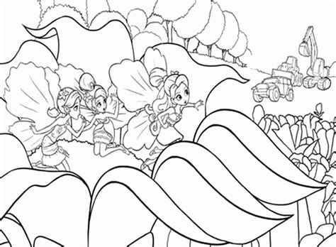 Thumbelina Coloring Page - Coloring Home