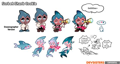 Sorbet Shark Cookie Concept Art Translation Cookierun