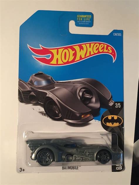 Hot Wheels 2017 Batman Batmobile 1989 Movie 134 365 Gray Amazon Ca