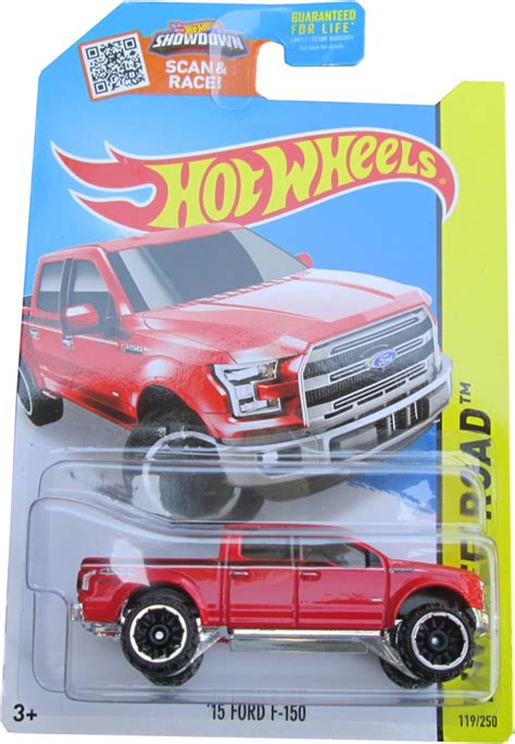 Amazon Hot Wheels 2015 HW Off Road 15 Ford F 150 F150 Pickup Truck Red Toys Games