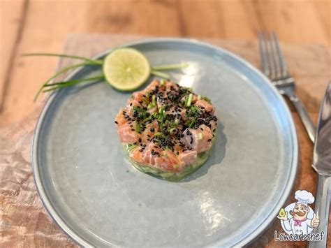 Keto Zalmtartaar Met Avocado Lowcarbchef Nl