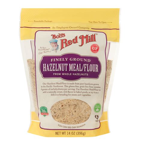 Bob S Red Mill Natural Hazelnut Meal Flour 14 Oz Bag Nassau Candy