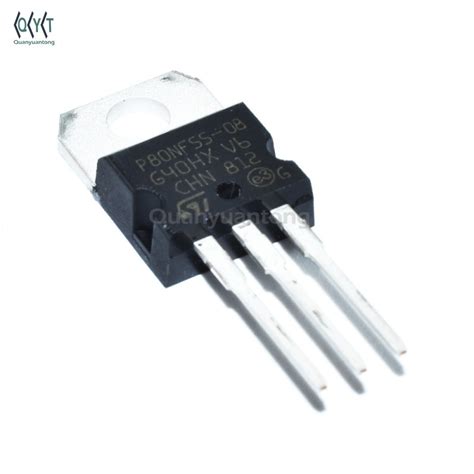 STP80NF55 08 P80NF55 08 MOSFET N Channel 55V 80A Tc 300W Tc Through